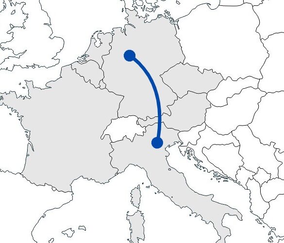 germany-italy-map