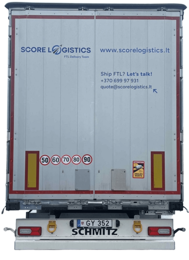 Score Logistics Full Truck Loads SemiTrailer