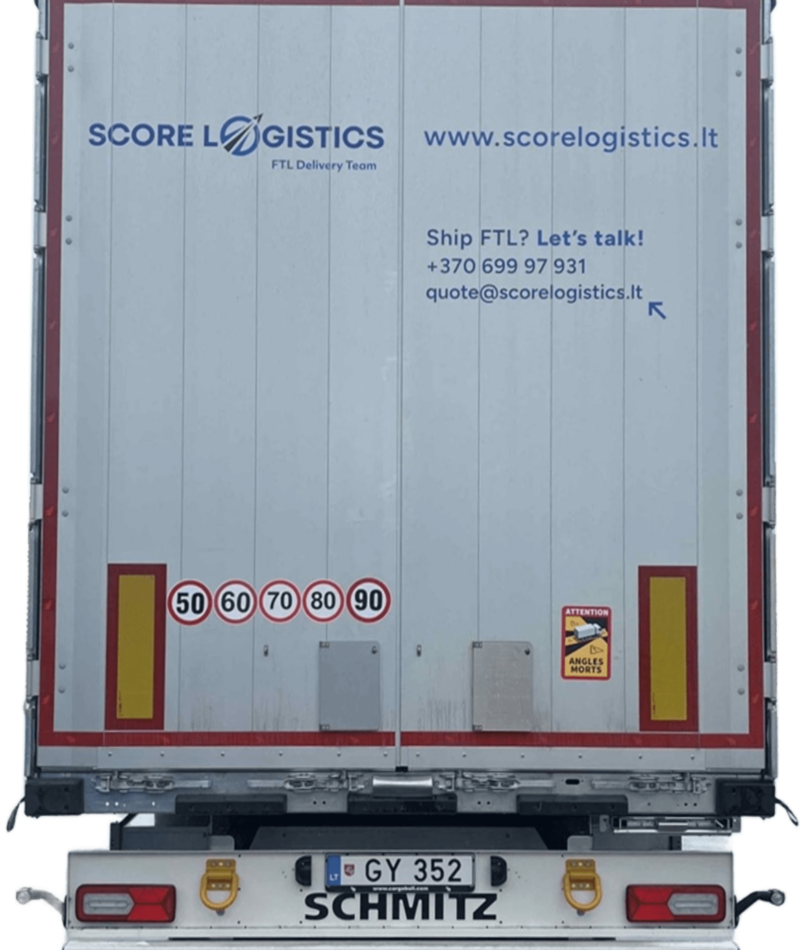Score Logistics Full Truck Loads SemiTrailer Score Logistics Full Truck Loads SemiTrailer